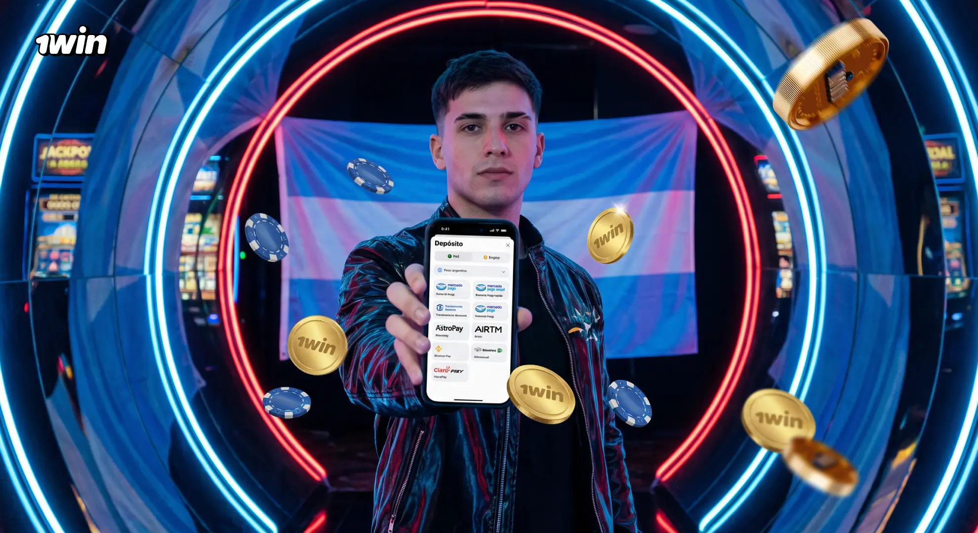 Métodos de pago de 1win Argentina Mercado Pago y criptomonedas